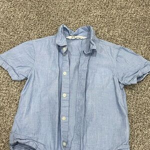 H&M Kids Light Blue Button Down Shirt